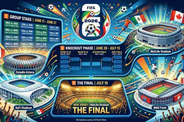 2026 World Cup Schedule Released: Host Cities, Key Matches, and Latino Teams to Watch