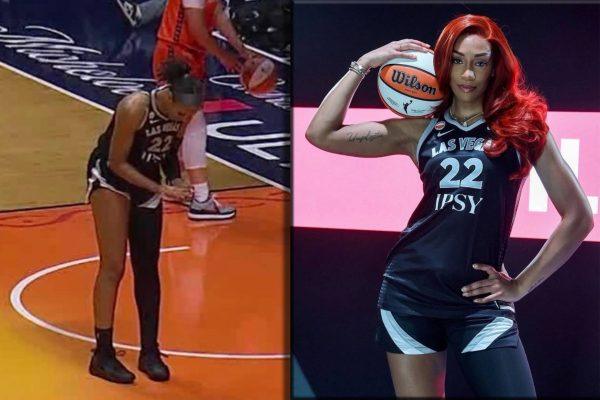 A'ja Wilson's Tunnel Collision Goes Viral Before Aces' Playoff Push