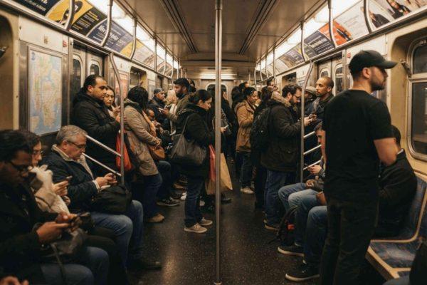 Adrien Brody's low-key subway ride through his native Queens