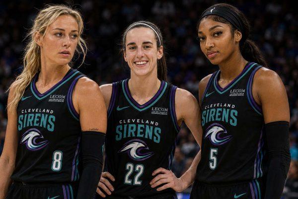AI imagines Clark, Reese and Cunningham suiting up for Cleveland Sirens