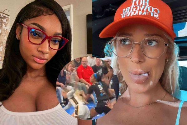 Angel Reese's shove on Sophie Cunningham draws outrage after slow-motion replay
