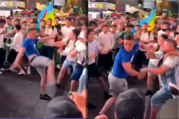 Argentina Fan Arrested After Times Square Brawl with Algeria Supporters