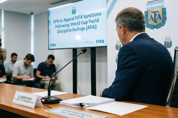 Argentina to appeal FIFA sanctions over Paredes ban and stadium limits