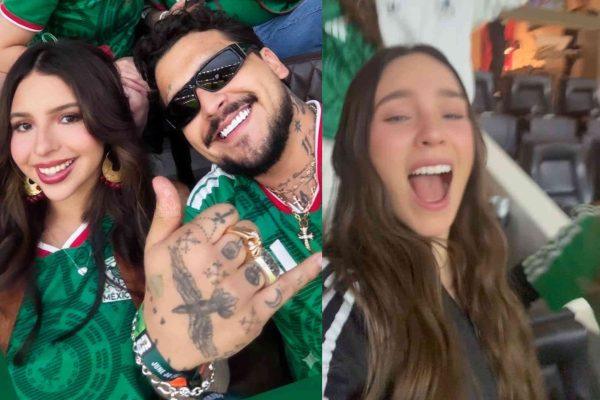 Belinda, Nodal, and Ángela Aguilar Share Stadium at Mexico's World Cup Match