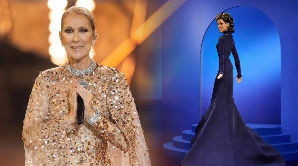 Celine Dion's Barbie doll recreates her iconic Titanic-era Oscars look