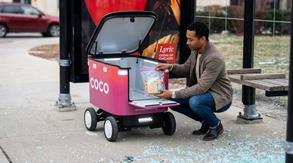 Chicago delivery robots face lawsuits over biometric data collection