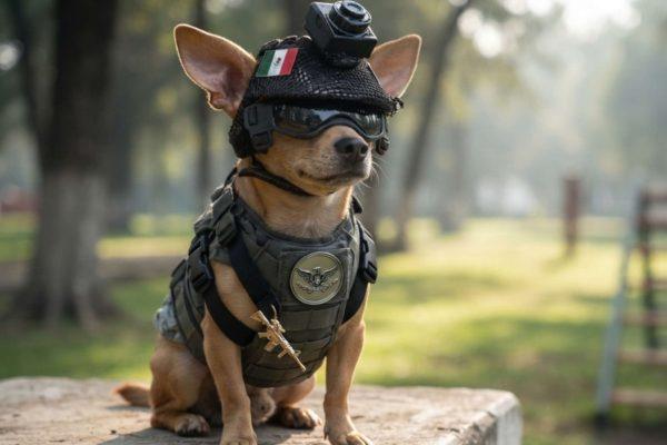 Chihuahua named Comando joins Mexico's National Guard as rescue dog