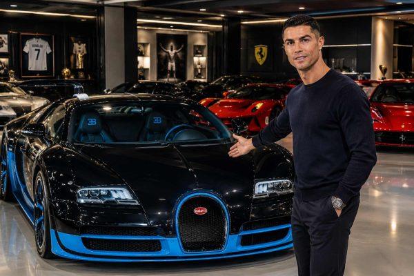 Cristiano Ronaldo's $40 million hypercar garage, from Bugattis to Ferraris