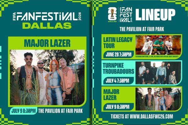 Dallas 2026 FIFA Fan Festival Concert Lineup: Latin Legacy, Major Lazer, and More
