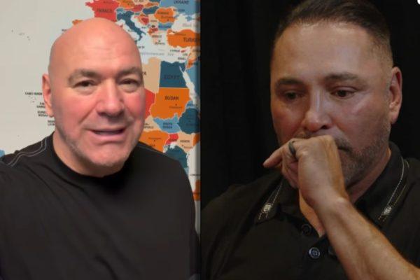 Dana White denies plotting to embarrass Oscar De La Hoya at Garcia-Benn
