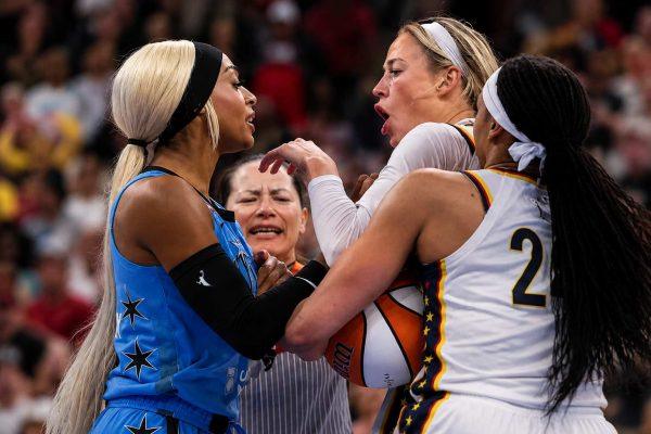 DiJonai Carrington's flagrant foul on Sophie Cunningham ignites WNBA controversy
