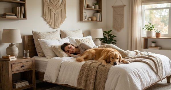 Dormir con tu mascota: riesgos mínimos, beneficios reales y cómo hacerlo seguro