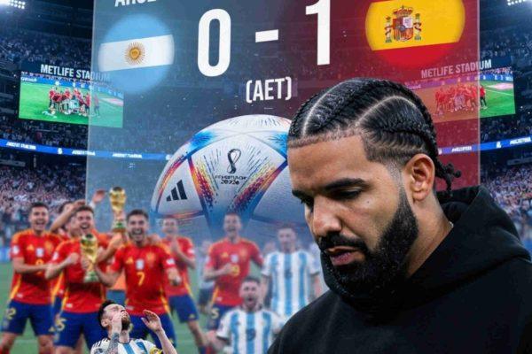Drake Loses $1.5 Million Bet on Argentina in 2026 World Cup Final Against Spain