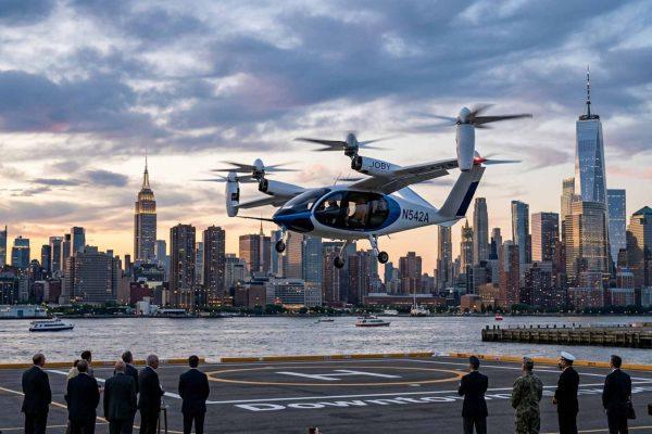 Electric Air Taxis Take Flight Over New York, Promising Faster Commutes