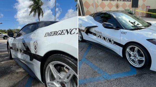 Hialeah police turn seized Corvette into a road safety lesson