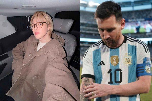Jimin's World Cup halftime jersey outbids Messi's signed shirt in charity auction