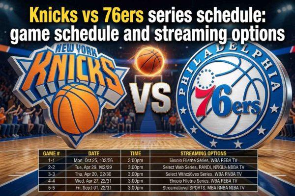 Knicks vs 76ers Playoff Schedule: Game Times, TV Channels, and Streaming for Latino Fans