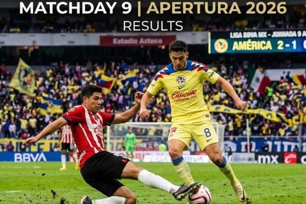 Liga MX Matchday 9: Toluca clings to top as Chivas and América share the spoils