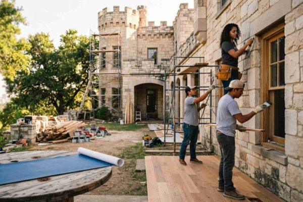 Live rent-free in a Texas castle by helping restore it