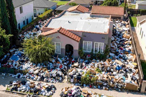Los Angeles trash house owner refills property weeks after costly cleanup