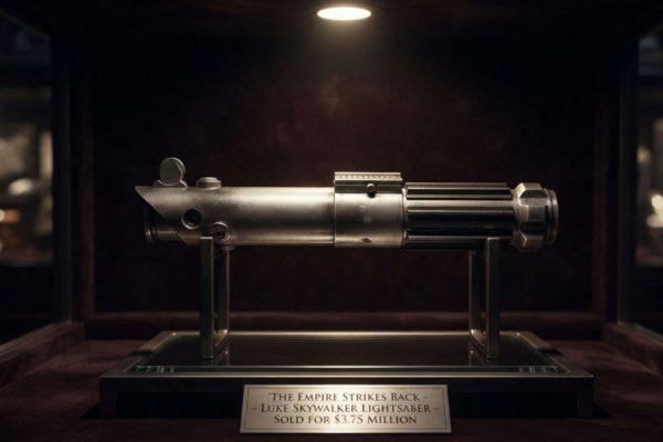 Luke Skywalker's lightsaber sells for $3.75 million, a new Star Wars record