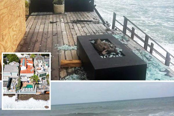 Malibu Colony's celebrity homes face king tides and a stalled market