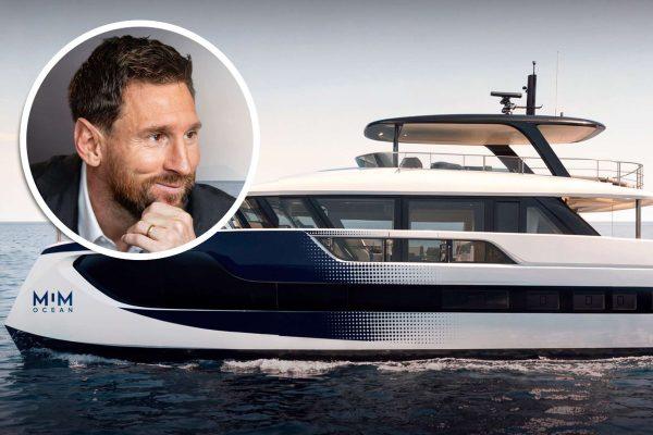 Messi's New 88-Foot Catamaran Turns the Ocean Into a Private Deck