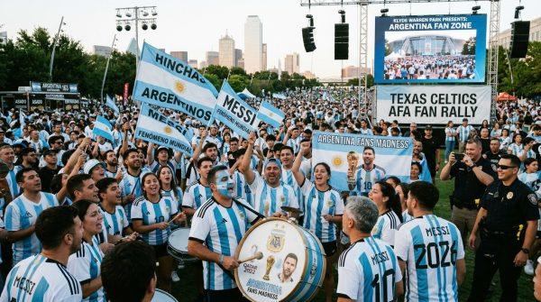 Messi's World Cup Mania: Argentina Fans Turn Dallas Into a Sea of Sky Blue and White