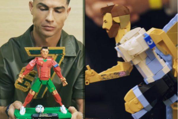 Messi vs. Ronaldo LEGO Showdown: Which Giant Statue Builds Better?