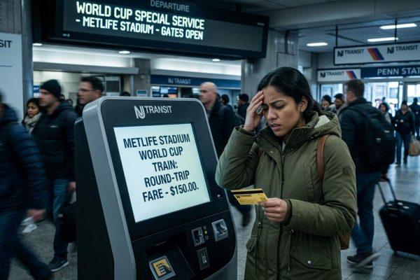 New Jersey's $150 World Cup Train Fare Sparks Outrage Among Fans and FIFA