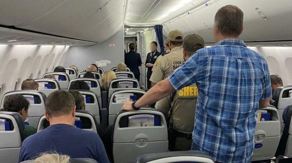 Passenger's plane hijack joke leads to arrest after Las Vegas flight turns back