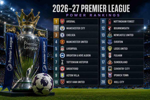 Premier League 2026-27: Power rankings from Hull to Palace