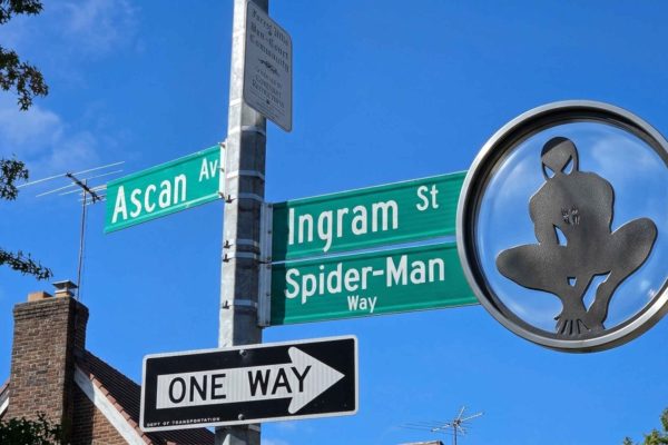 Queens honors Spider-Man with street sign at his comic-book home