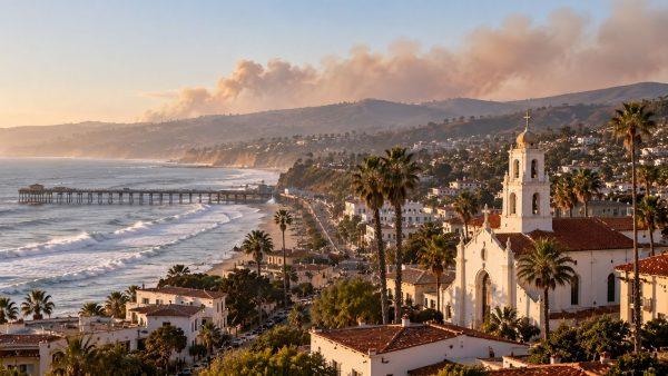 San Clemente's string of disasters: fire, erosion, and a crumbling coast
