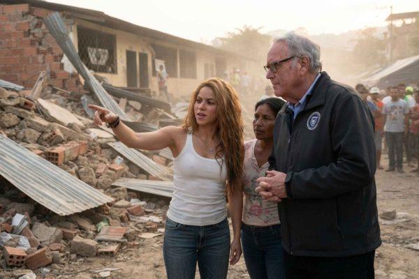 Shakira and Howard Buffett join forces to rebuild Chocó schools after quake