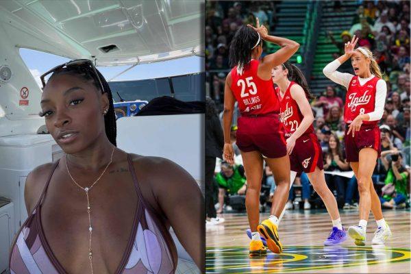 Simone Biles faces backlash over alleged snub of WNBA's Sophie Cunningham