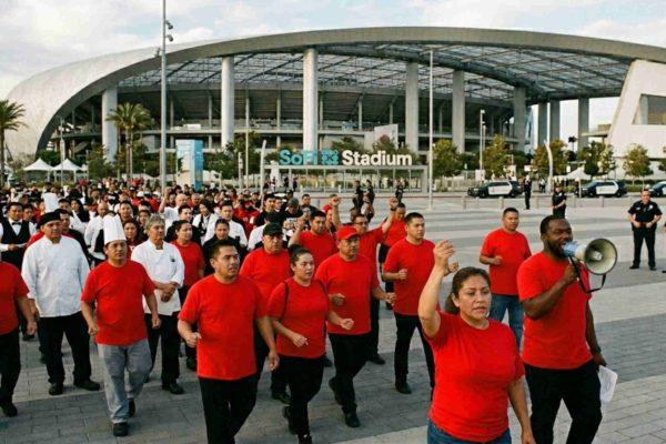 SoFi Stadium Workers Vote on Strike Ahead of World Cup Opening Match
