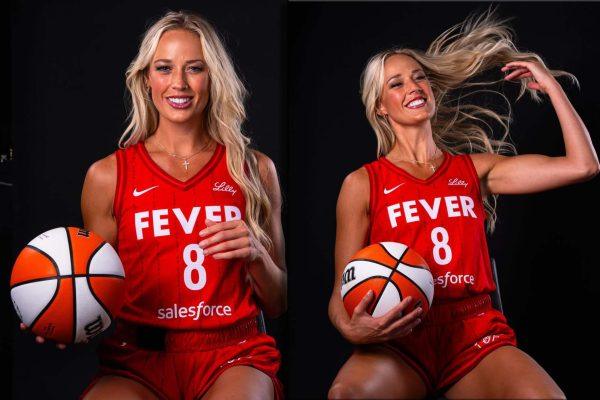 Sophie Cunningham's Business Look Steals the Show Before 17-Point Game