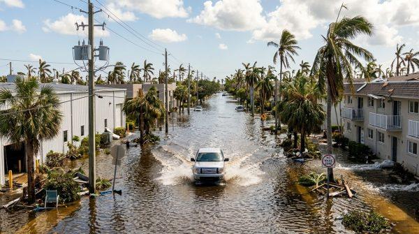 South Florida king tides turn streets into canals as sea levels rise