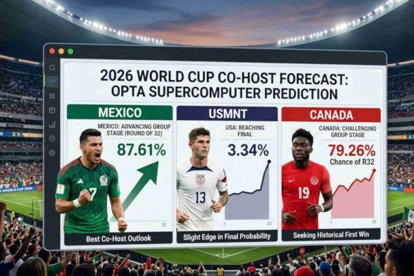 Supercomputer Gives Mexico 87.6% Chance to Reach 2026 World Cup Knockouts
