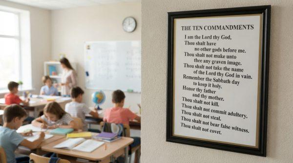 Texas parents take Ten Commandments classroom law to Supreme Court