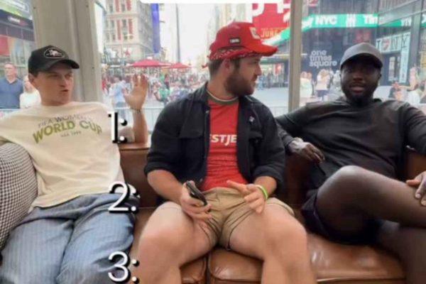 Two World Cup Fans Earn $50K Each Living in a Times Square Glass Cube