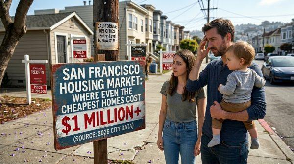 US Cities Where Entry-Level Homes Now Cost $1 Million Triple Since 2020