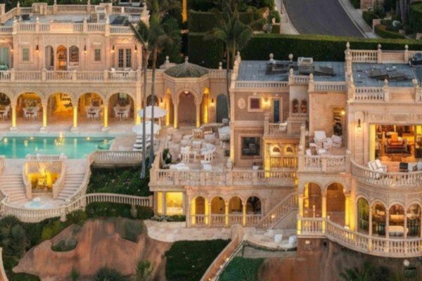 Versailles-inspired Sand Castle mansion returns to market in La Jolla