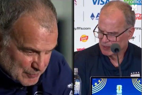 Why Uruguay's Marcelo Bielsa Refused to Look at the Camera During FIFA's World Cup Shoot