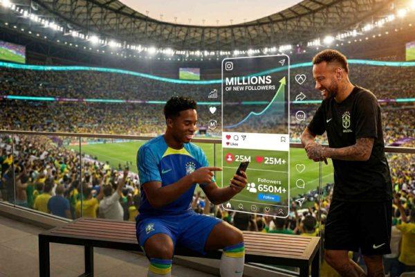 World Cup 2026: Cape Verde's Vozinha, Endrick, and Neymar Dominate Instagram Growth