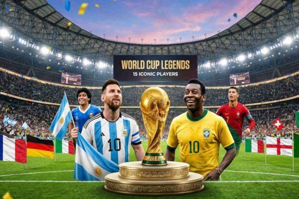 World Cup Legends: The 15 Players Who Defined Soccer History